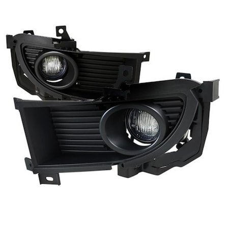 OVERTIME Clear Fog Lights with Wiring Kit for 04 to 05 Mitsubishi Lancer, 7 x 10 x 14 in. OV126206